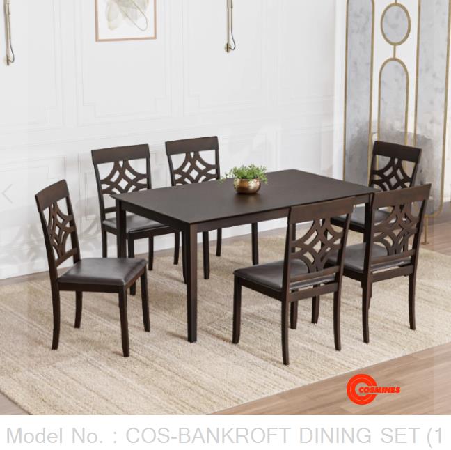 COS-BANKROFT DINING SET (1+6)